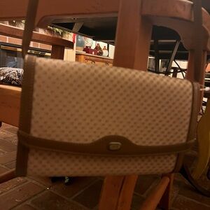 Elegant Brown and Cream Women's Bag